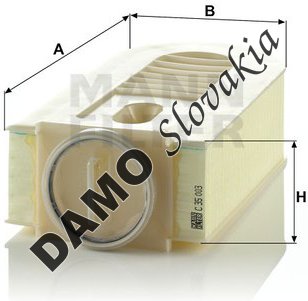 Vzduchový filter MANN FILTER C 35 003