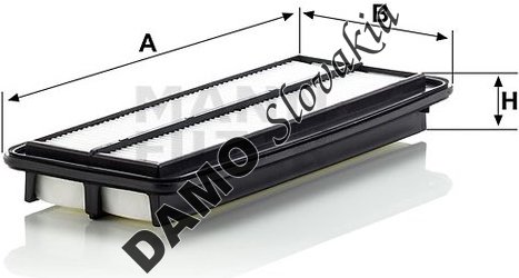 Vzduchový filter MANN FILTER C 35 008