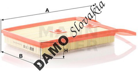 Vzduchový filter MANN FILTER C 35 011