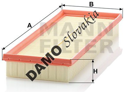 Vzduchový filter MANN FILTER C 3689