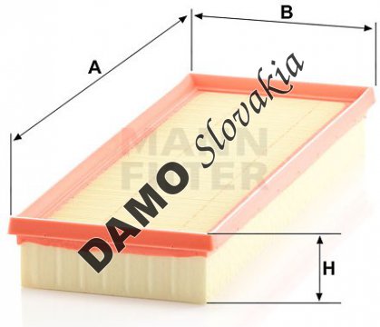 Vzduchový filter MANN FILTER C 36 007 KIT