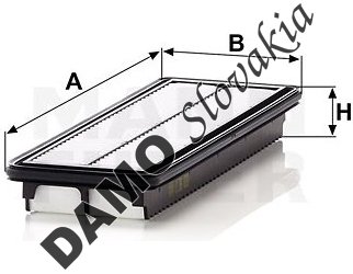 Vzduchový filter MANN FILTER C 36 020