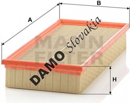 Vzduchový filter MANN FILTER C 36 168