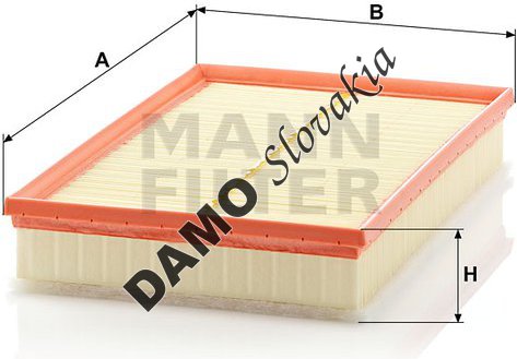 Vzduchový filter MANN FILTER C 36 188/1