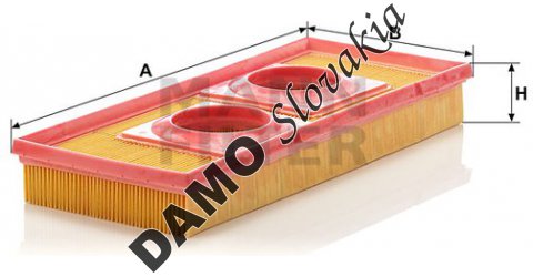 Vzduchový filter MANN FILTER C 3744/1