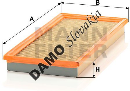 Vzduchový filter MANN FILTER C 3747