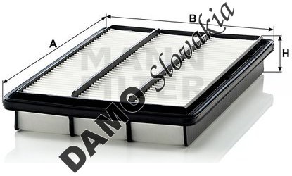 Vzduchový filter MANN FILTER C 3766