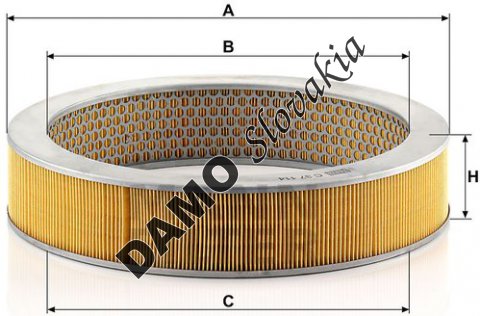 Vzduchový filter MANN FILTER C 37 114