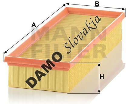 Vzduchový filter MANN FILTER C 37 132