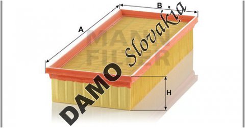 Vzduchový filter MANN FILTER C 37 148