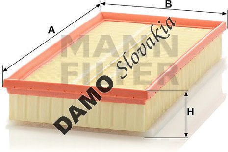 Vzduchový filter MANN FILTER C 37 153/1