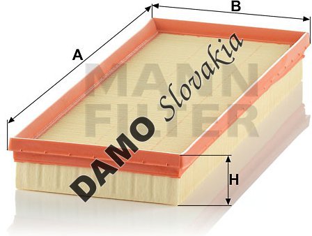 Vzduchový filter MANN FILTER C 38 116