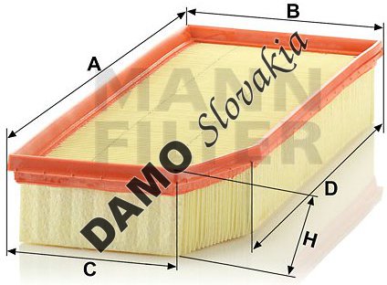 Vzduchový filter MANN FILTER C 38 145