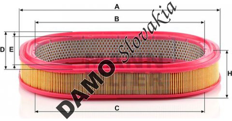 Vzduchový filter MANN FILTER C 3975/1