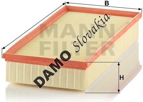Vzduchový filter MANN FILTER C 39 002