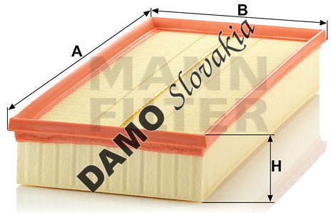 Vzduchový filter MANN FILTER C 39 201