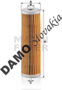 Vzduchový filter MANN FILTER C 411
