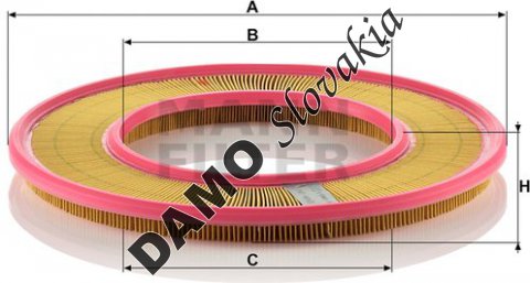 Vzduchový filter MANN FILTER C 4190/1
