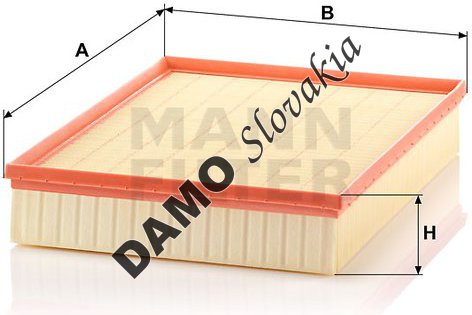 Vzduchový filter MANN FILTER C 4312/1