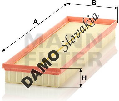 Vzduchový filter MANN FILTER C 43 102