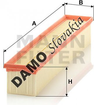 Vzduchový filter MANN FILTER C 47 109
