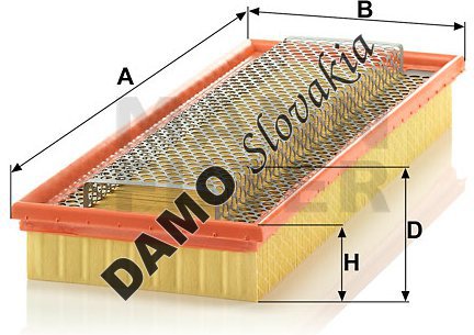 Vzduchový filter MANN FILTER C 48 183
