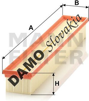 Vzduchový filter MANN FILTER C 52 107