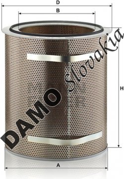 Vzduchový filter MANN FILTER C 57 3754