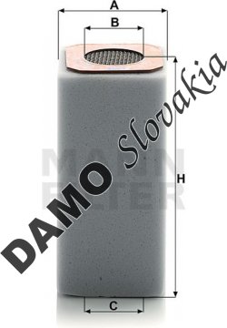 Vzduchový filter MANN FILTER C 6003/1
