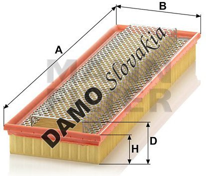 Vzduchový filter MANN FILTER C 60 230