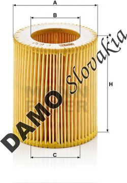 Vzduchový filter MANN FILTER C 630