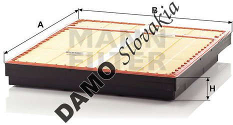 Vzduchový filter MANN FILTER C 64 1500/1