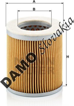 Vzduchový filter MANN FILTER C 75/2