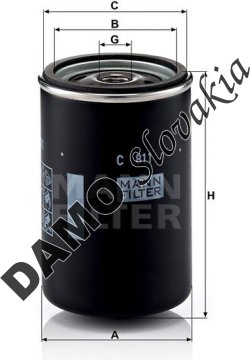 Filter AdBlue systému MANN FILTER C 811