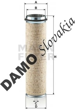 Poistný filter MANN FILTER CF 1000