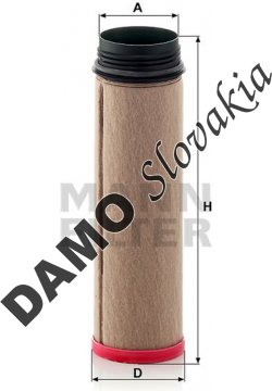 Poistný filter MANN FILTER CF 1280