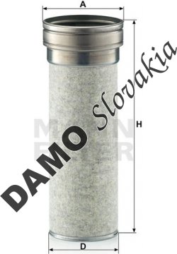 Poistný filter MANN FILTER CF 1510/1