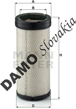 Poistný filter MANN FILTER CF 1574