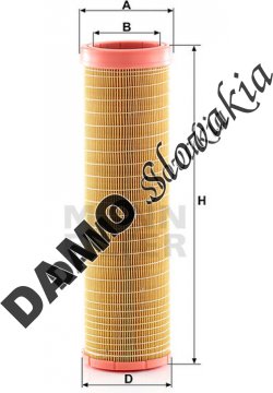 Poistný filter MANN FILTER CF 15 116/2