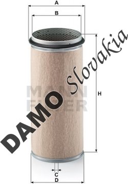 Poistný filter MANN FILTER CF 1620