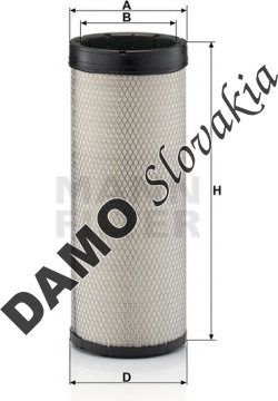 Poistný filter MANN FILTER CF 1800