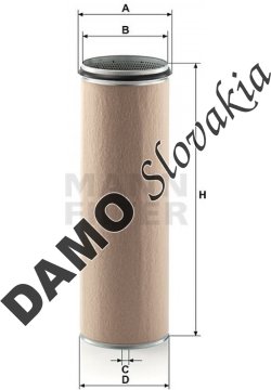 Poistný filter MANN FILTER CF 2100