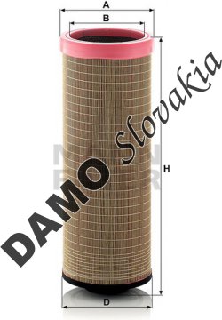 Poistný filter MANN FILTER CF 23 550/2