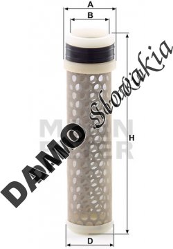 Poistný filter MANN FILTER CF 5001