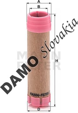 Poistný filter MANN FILTER CF 52/2