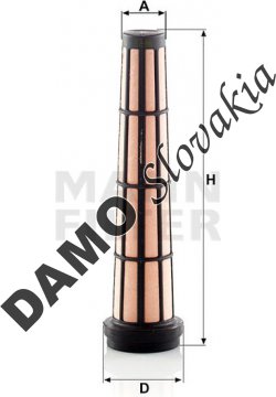 Poistný filter MANN FILTER CF 6002