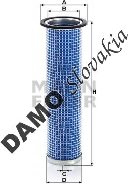 Poistný filter MANN FILTER CF 75/1 x