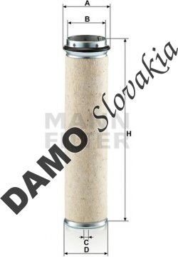 Poistný filter MANN FILTER CF 800