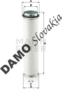 Poistný filter MANN FILTER CF 811