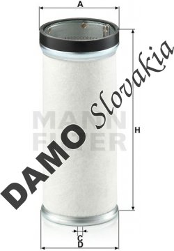 Poistný filter MANN FILTER CF 821